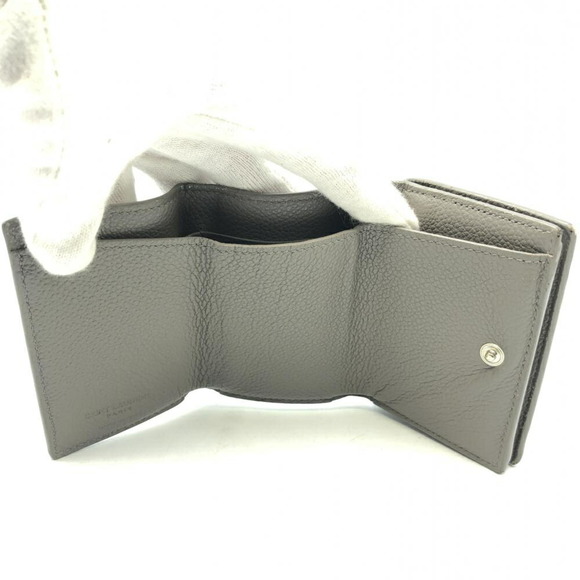 SAINT LAURENT Trifold Wallet Gray - Picture 4 of 8